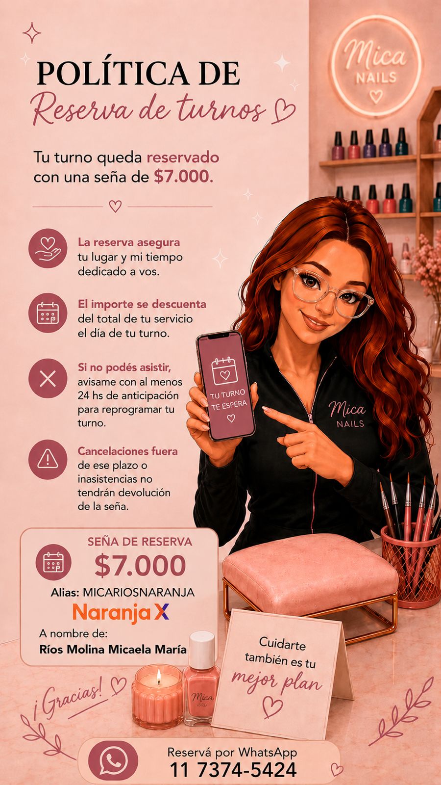 Reserva tu turno - Mica Nails